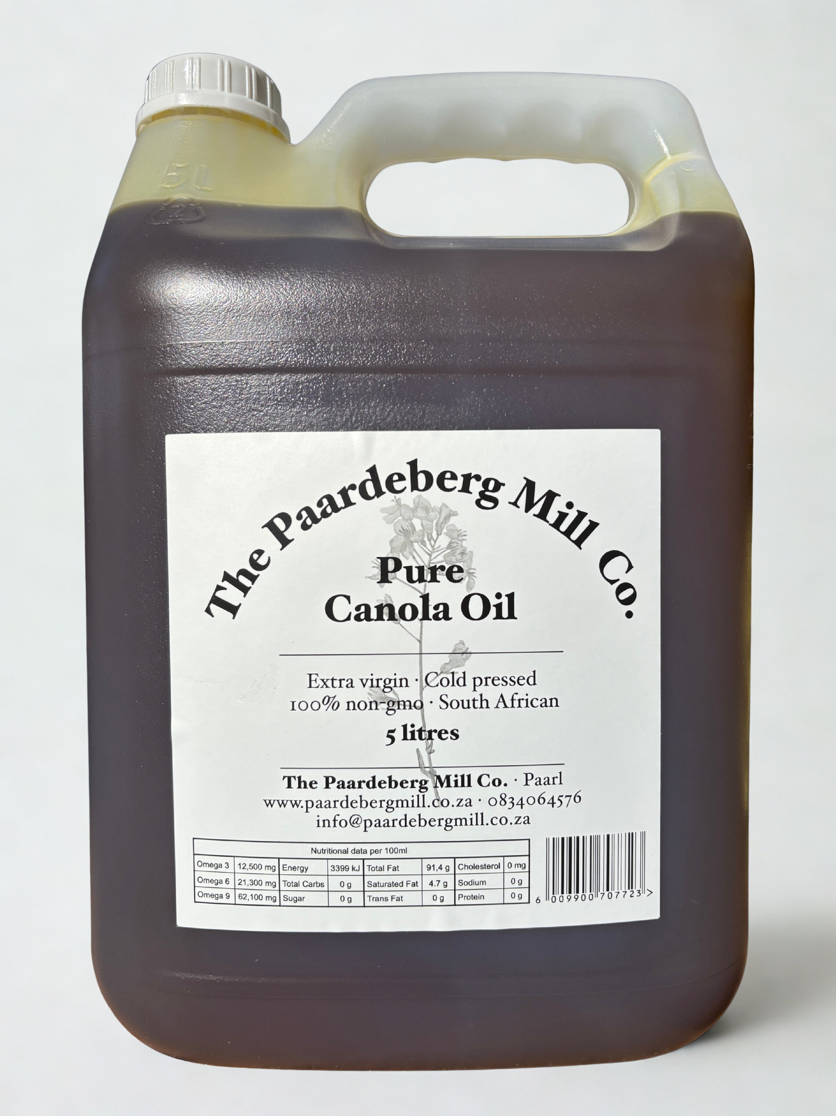 NEW! Introducing The Paardeberg Mill Co. Pure Canola Oil 5L