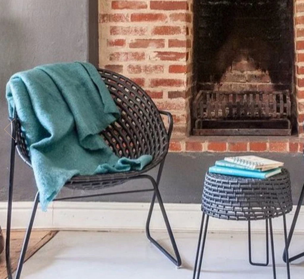 Ingubo Mohair Wool Blanket Throw 180 x 130 cm – Lagoon